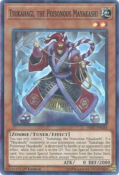 Tsukahagi, the Poisonous Mayakashi (HISU-EN028) [Hidden Summoners]