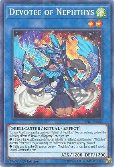 Devotee of Nephthys (HISU-EN005) [Hidden Summoners]