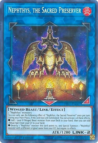 Nephthys, the Sacred Preserver (HISU-EN007) [Hidden Summoners]