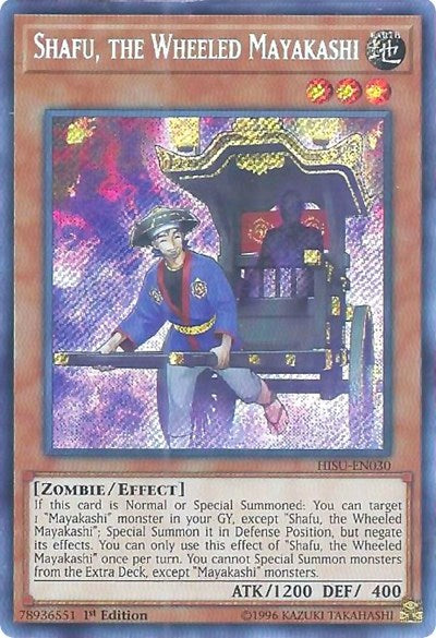 Shafu, the Wheeled Mayakashi (HISU-EN030) [Hidden Summoners]