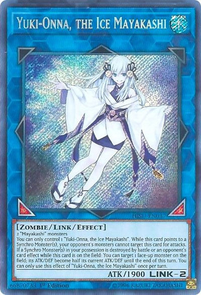 Yuki-Onna, the Ice Mayakashi (HISU-EN037) [Hidden Summoners]