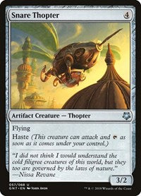 Snare Thopter (57) [Magic Game Night]