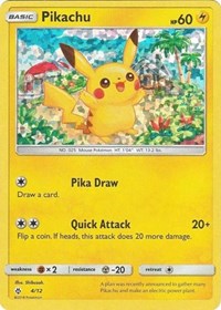 Pikachu - 4/12 (004/012) [McDonald's Promos 2018]