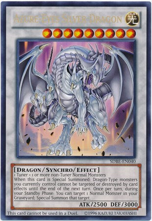 Azure-Eyes Silver Dragon (Oversized) (Silver Dragon) (SDBE-EN040) [Yu-Gi-Oh! Value Boxes]