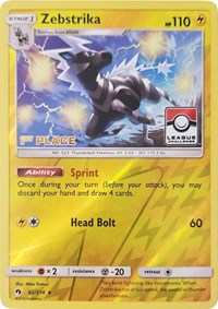 Zebstrika - 82/214 (League Challenge) [1st Place] (082/214) [League & Championship Cards]