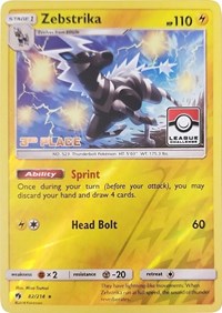 Zebstrika - 82/214 (League Challenge) [3rd Place] (082/114) [League & Championship Cards]