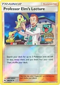 Professor Elm's Lecture - 188/214 (Regional Championships) [Staff] (188/214) [League & Championship Cards]