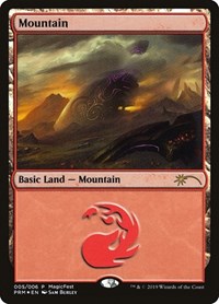 Mountain (2019) (5) [MagicFest Cards]