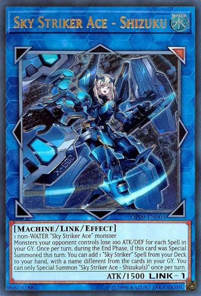 Sky Striker Ace - Shizuku (UTR) (OP09-EN003) [OTS Tournament Pack 9]