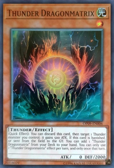 Thunder Dragonmatrix (OP09-EN006) [OTS Tournament Pack 9]