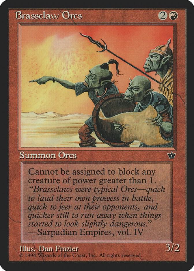 Brassclaw Orcs (Frazier) [Fallen Empires]