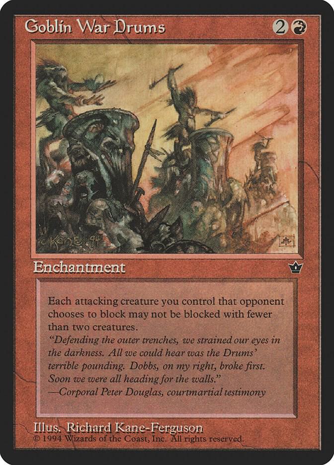Goblin War Drums (Kane-Ferguson) [Fallen Empires]