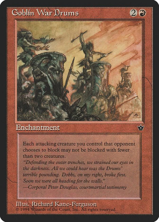 Goblin War Drums (Kane-Ferguson) [Fallen Empires]