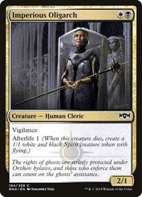 Imperious Oligarch (184) [Ravnica Allegiance]