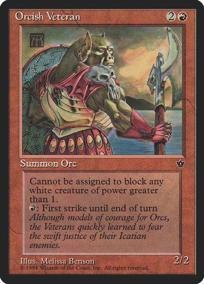 Orcish Veteran (Benson) [Fallen Empires]