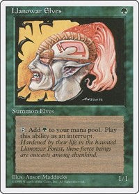 Llanowar Elves (145) [Fourth Edition]