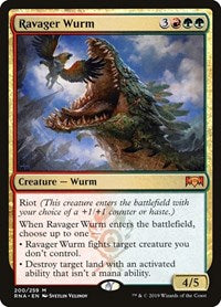 Ravager Wurm (200) [Ravnica Allegiance]