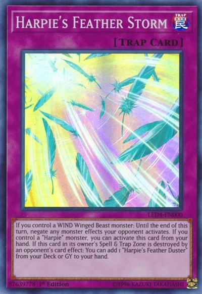 Harpie's Feather Storm (LED4-EN000) [Legendary Duelists: Sisters of the Rose]