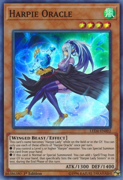 Harpie Oracle (LED4-EN002) [Legendary Duelists: Sisters of the Rose]