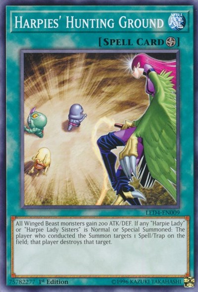 Harpies' Hunting Ground (LED4-EN009) [Legendary Duelists: Sisters of the Rose]