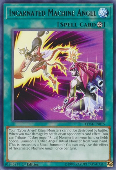 Incarnated Machine Angel (LED4-EN015) [Legendary Duelists: Sisters of the Rose]