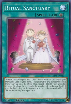Ritual Sanctuary (LED4-EN022) - Legendary Duelists: Sisters of the Rose 1st Edition