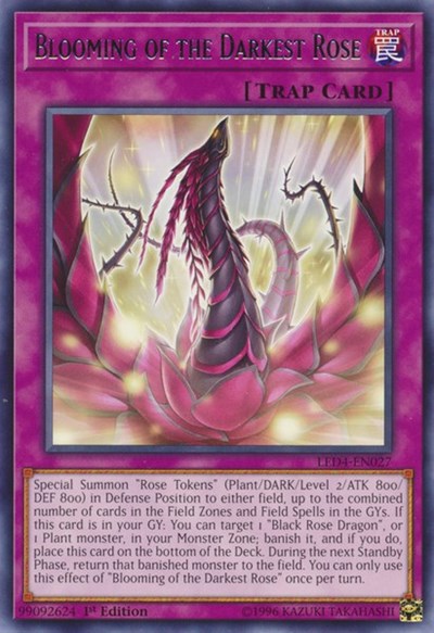 Blooming of the Darkest Rose (LED4-EN027) [Legendary Duelists: Sisters of the Rose]