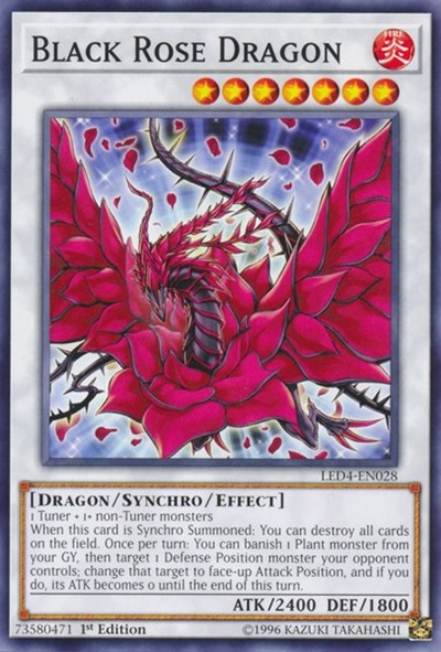 Black Rose Dragon (LED4-EN028) [Legendary Duelists: Sisters of the Rose]