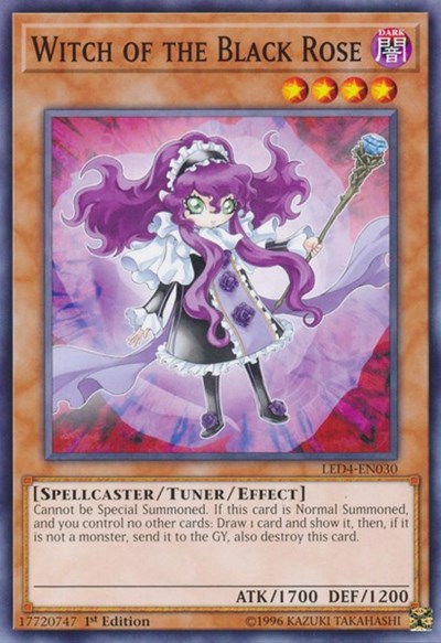 Witch of the Black Rose (LED4-EN030) [Legendary Duelists: Sisters of the Rose]