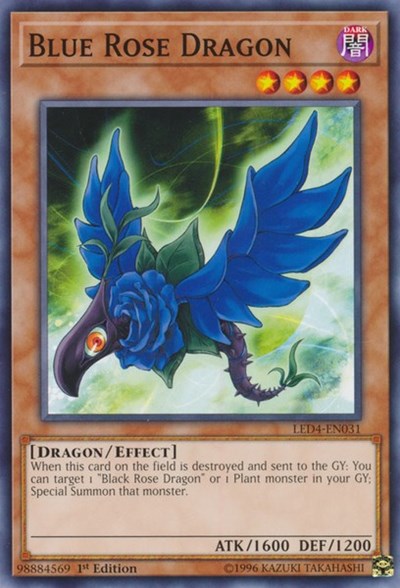 Blue Rose Dragon (LED4-EN031) [Legendary Duelists: Sisters of the Rose]