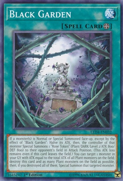 Black Garden (LED4-EN032) [Legendary Duelists: Sisters of the Rose]