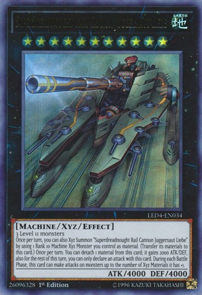 Superdreadnought Rail Cannon Juggernaut Liebe (LED4-EN034) [Legendary Duelists: Sisters of the Rose]