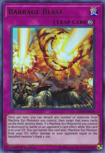 Barrage Blast (LED4-EN038) [Legendary Duelists: Sisters of the Rose]