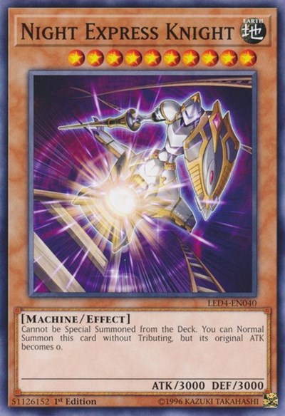 Night Express Knight (LED4-EN040) [Legendary Duelists: Sisters of the Rose]