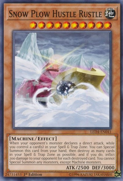 Snow Plow Hustle Rustle (LED4-EN041) [Legendary Duelists: Sisters of the Rose]