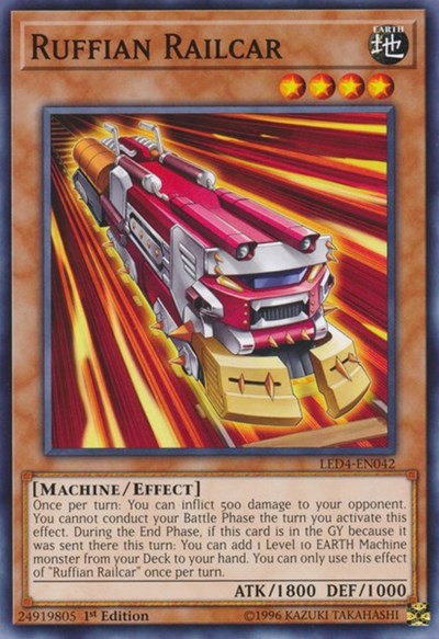 Ruffian Railcar (LED4-EN042) [Legendary Duelists: Sisters of the Rose]