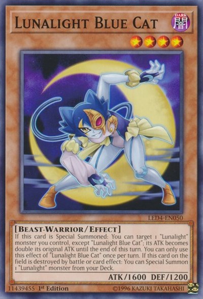 Lunalight Blue Cat (LED4-EN050) [Legendary Duelists: Sisters of the Rose]