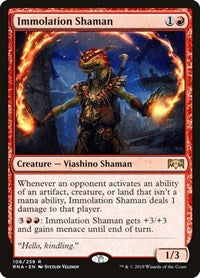 Immolation Shaman (106) [Ravnica Allegiance]