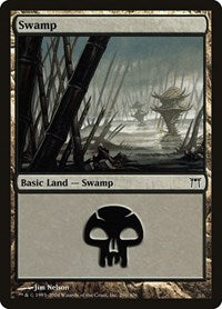 Swamp (296) (296) [Champions of Kamigawa]