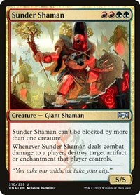Sunder Shaman (210) [Ravnica Allegiance]