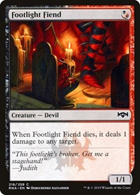 Footlight Fiend (216) [Ravnica Allegiance]