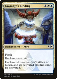 Lawmage's Binding (190) [Ravnica Allegiance]