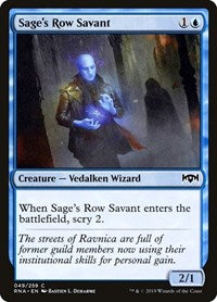 Sage's Row Savant (49) [Ravnica Allegiance]