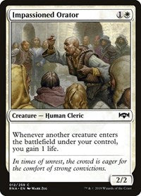 Impassioned Orator (12) [Ravnica Allegiance]