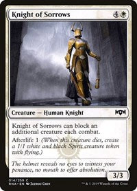 Knight of Sorrows (14) [Ravnica Allegiance]