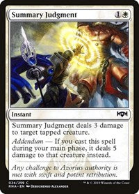 Summary Judgment (24) [Ravnica Allegiance]