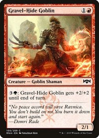 Gravel-Hide Goblin (105) [Ravnica Allegiance]