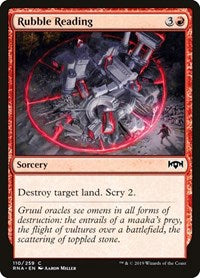 Rubble Reading (110) [Ravnica Allegiance]