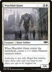 Watchful Giant (30) [Ravnica Allegiance]