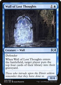 Wall of Lost Thoughts (59) [Ravnica Allegiance]